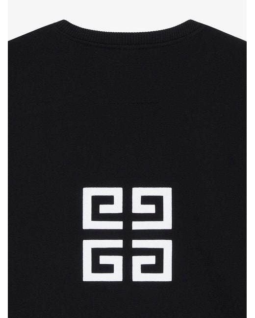 Givenchy Black 4G Slim Fit Sweatshirt for men