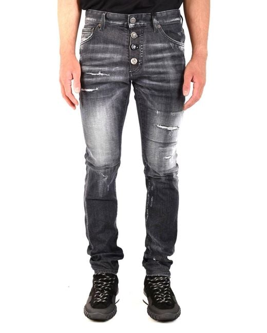 DSquared² Gray Faded Effect Cool Guy Jeans for men