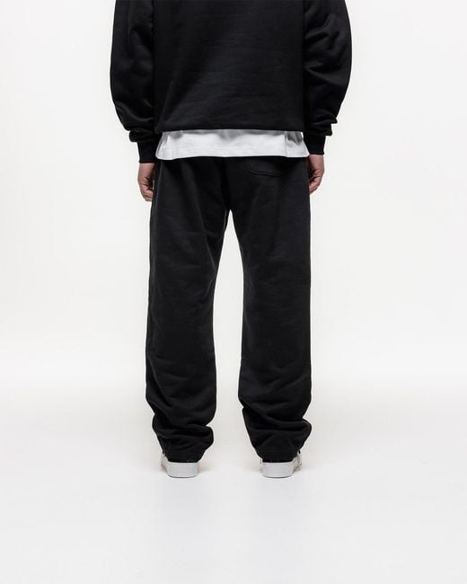 Magrit Black Core Puff Printed Joggers for men