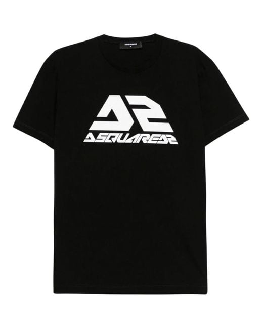 DSquared² Black Bold Logo Cool Fit T-Shirt for men