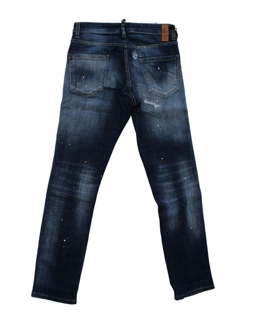 DSquared² Blue Dark Wash Cool Guy Jeans for men