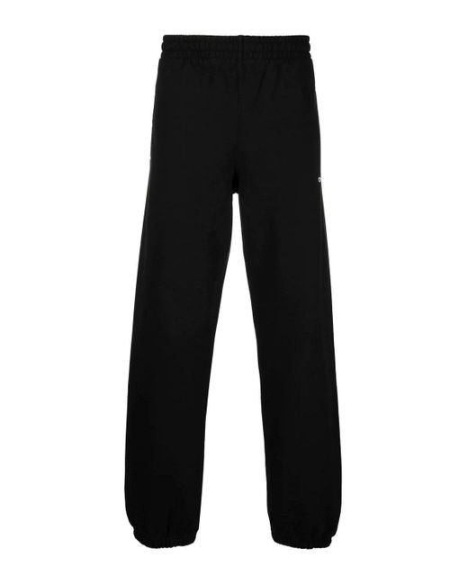Off-White c/o Virgil Abloh Black Chain Arrows Printed Joggers for men