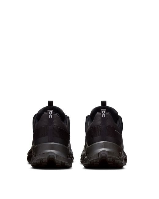 On Shoes Black Cloudhorizon Waterproof Trainers for men