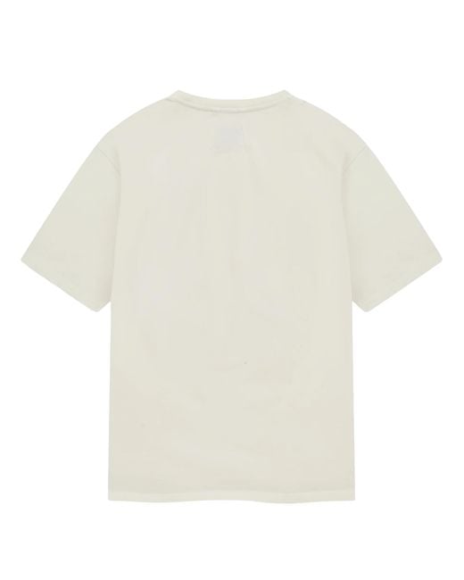 Rhude White Collegiate Crest T-Shirt for men