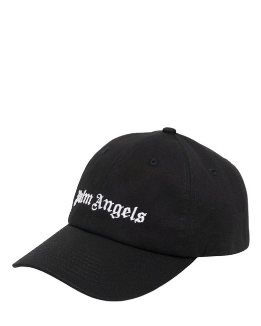 Palm Angels Black Logo Cap for men