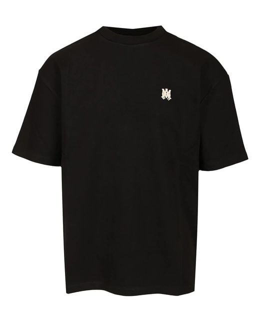 Amiri Black Ma Logo Skater T-Shirt for men