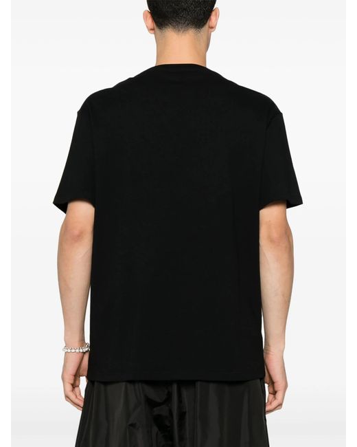McQueen Black T-Shirt With Logo for men