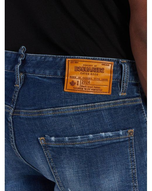 DSquared² Blue Light Distressed Cool Guy Jeans for men