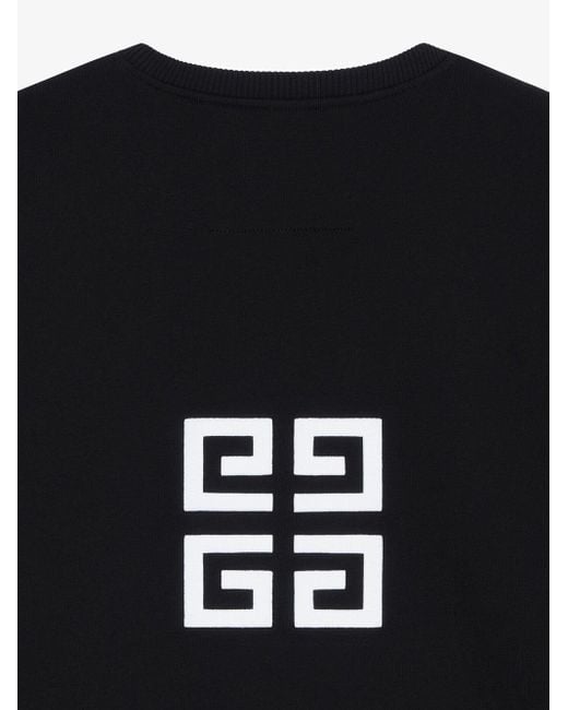 Givenchy Black 4G Slim Fit Sweatshirt for men