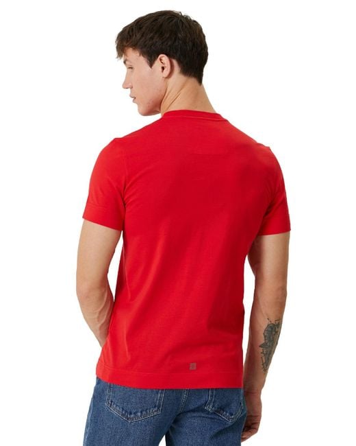 Givenchy Red 4G Stars Slim Fit T-Shirt for men