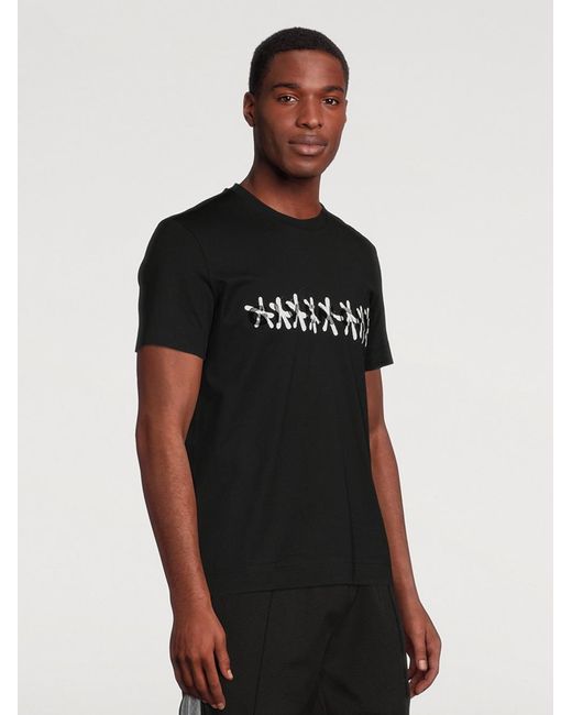 Givenchy Black Tag Effect Slim Fit T-Shirt for men