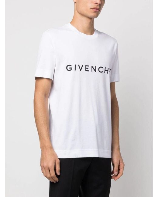 Givenchy White Archetype T-shirt for men