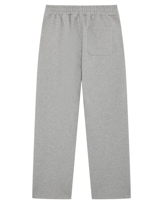 Magrit Gray Core Puff Printed Joggers for men
