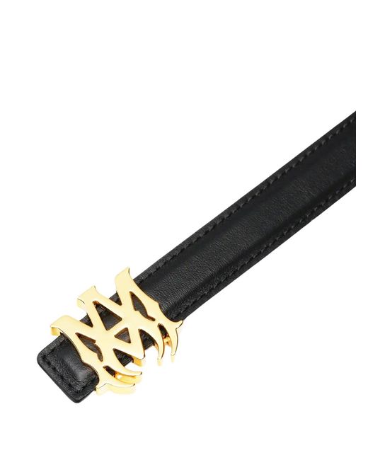 Amiri Black Ma 2Cm Belt for men
