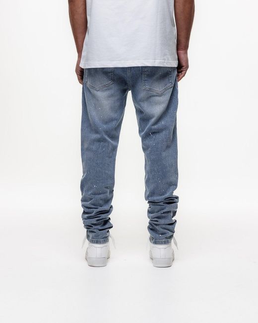 Magrit Blue Marine Slim Jeans for men