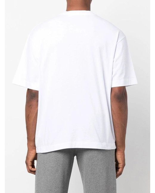 Off-White c/o Virgil Abloh White Off- Helvetica Over-Sized T-Shirt for men