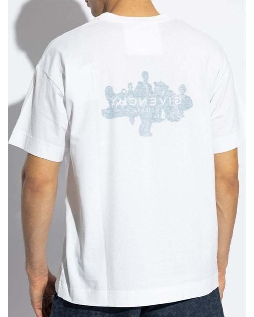 Givenchy White Reverse Hubert Objects Oversized T-Shirt for men