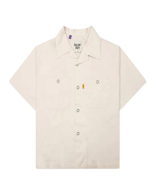 GALLERY DEPT. White Mechanic Shirt for men