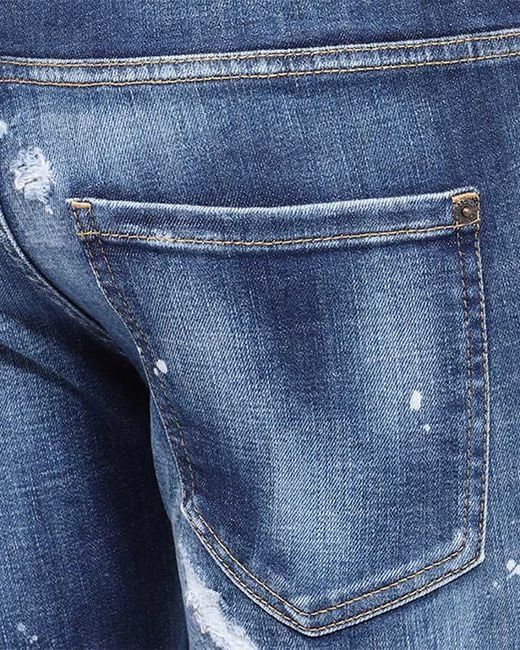 DSquared² Blue Basic Wash Cool Guy Jeans for men