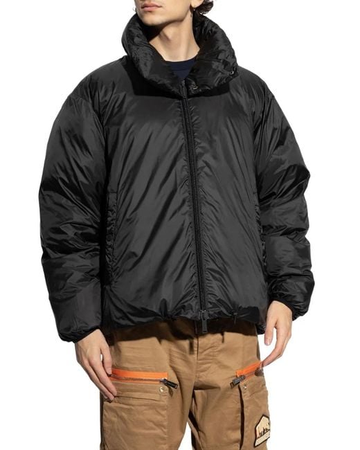 DSquared² Black Light Plain Puffer Jacket for men