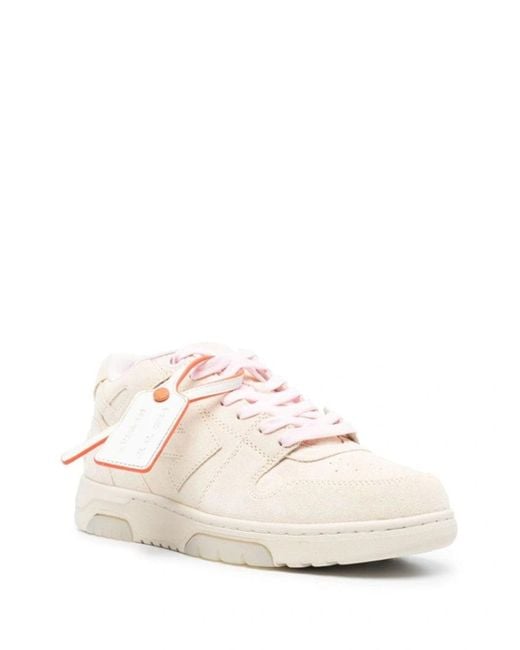 Off-White c/o Virgil Abloh Natural Off- Out Of Office Suede Trainers for men