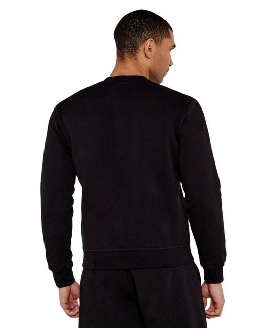DSquared² Black Milano Logo Sweatshirt for men