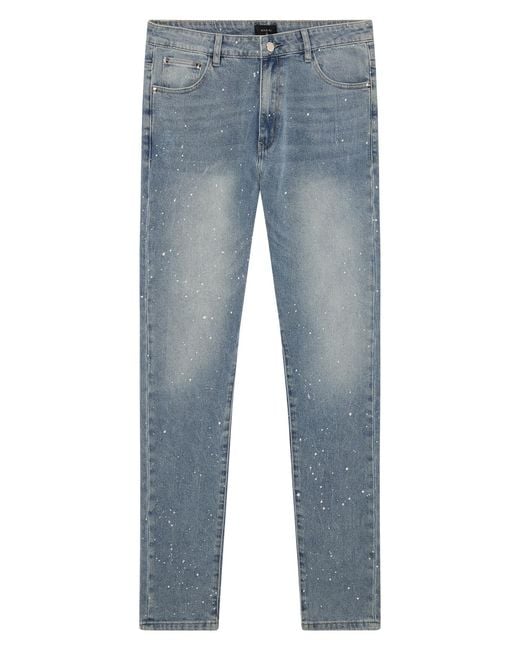 Magrit Blue Marine Slim Jeans for men