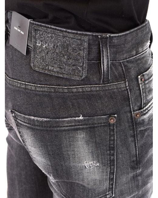 DSquared² Gray Faded Effect Cool Guy Jeans for men