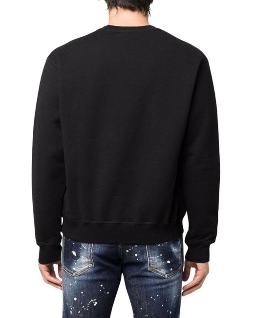 DSquared² Black Icon Sweatshirt for men