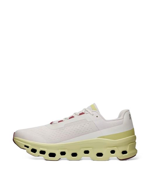 On Shoes White Cloudmonsters Trainers for men