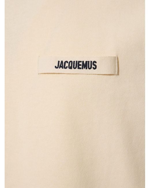 Jacquemus Natural The Gros Grain T-Shirt for men