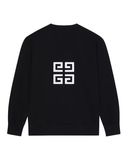 Givenchy Black 4G Slim Fit Sweatshirt for men