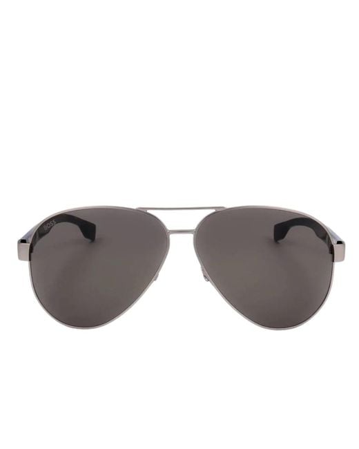 Boss Gray Dark Sunglasses for men