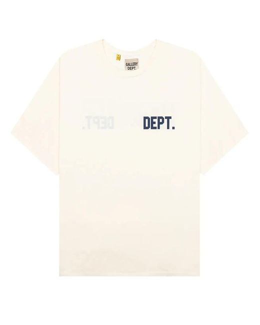 GALLERY DEPT. White Student Coach Reversible T-Shirt for men