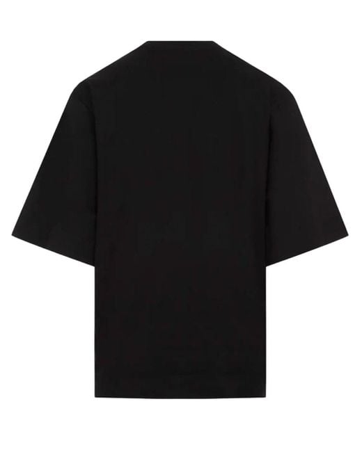 Givenchy Black 4G 1952 Embroidered Logo Oversized T-Shirt for men