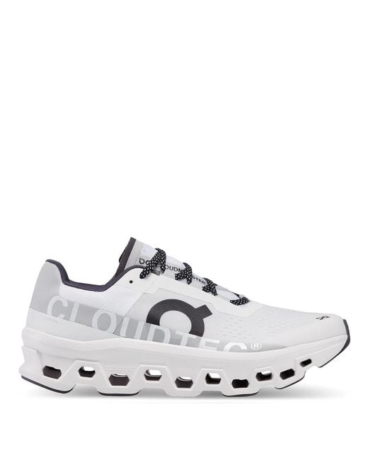 On Shoes White Cloudmonster Trainers for men