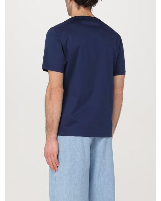 Valentino Blue Plaque Logo T-Shirt for men