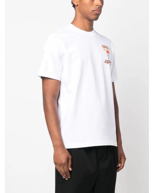 Casablancabrand La Flamme Du Sport T-shirt White for men