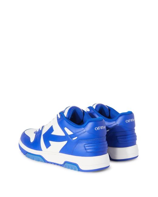 Off-White c/o Virgil Abloh Blue Off- Out Of Office Calf Leather Trainers for men
