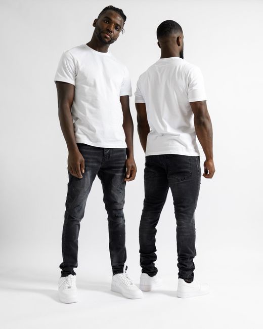 Magrit Gray Marseille Ripped Jeans for men