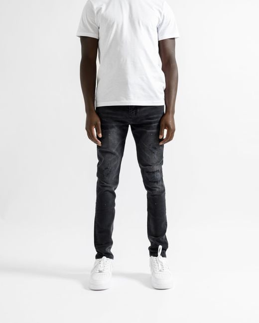 Magrit Gray Marseille Ripped Jeans for men