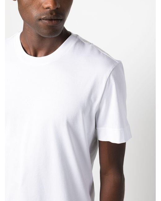 Givenchy White 4G Logo Cotton T-Shirt for men