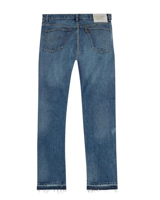 GALLERY DEPT. Blue Gallery Dept Selvedge Denim Jeans for men
