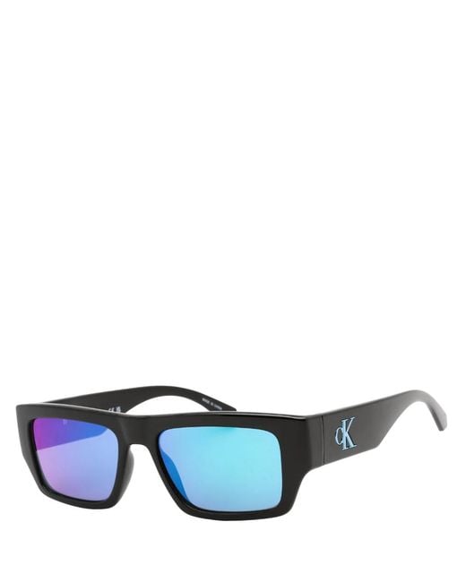 Calvin Klein Blue Reflective Sunglasses for men