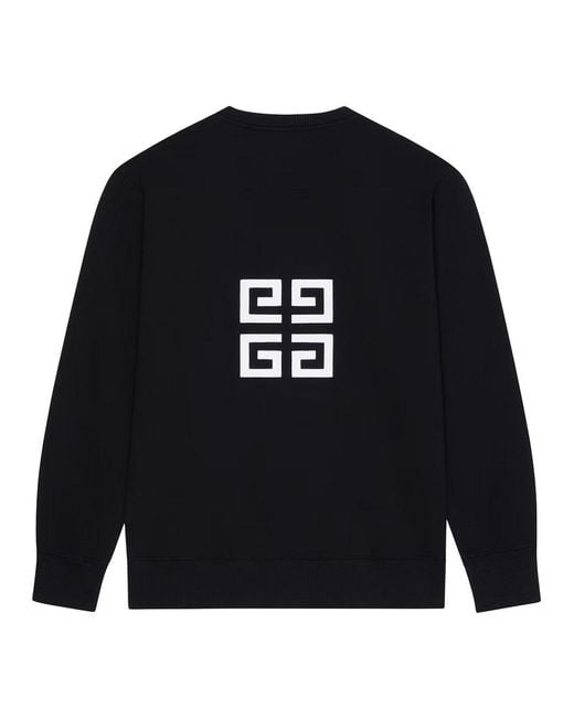 Givenchy Black 4G Slim Fit Sweatshirt for men