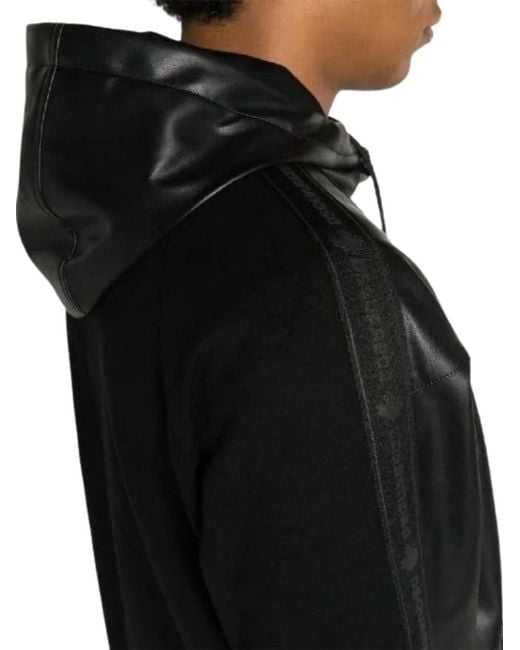 DSquared² Black Zip Up Hooded Jacket for men