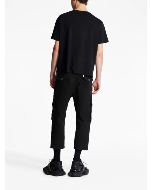 Balmain Black Logo 70s T-shirt for men