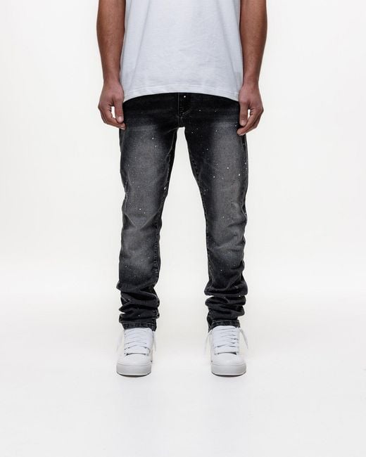 Magrit Gray Ombre Slim Jeans for men
