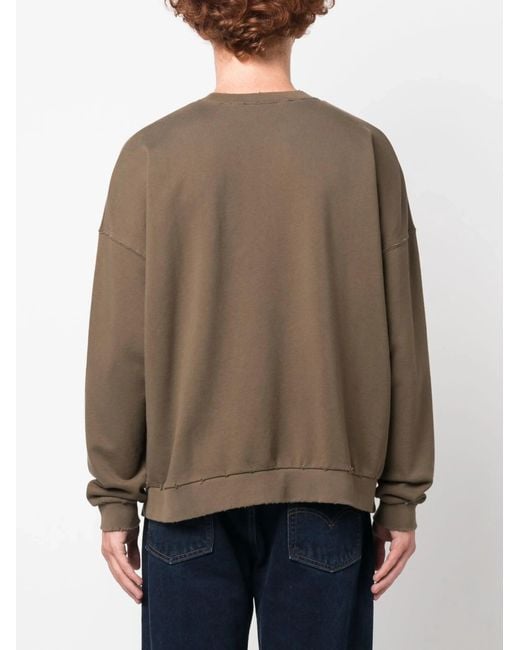 Palm Angels Brown Monogram Sweatshirt for men