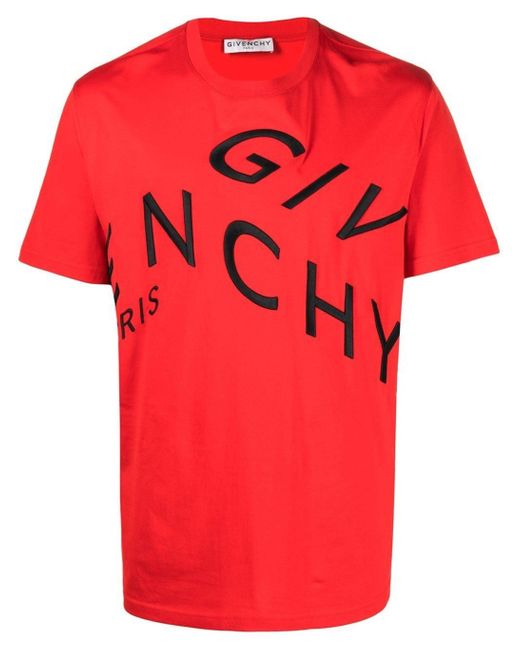 Givenchy Refracted Embroidered Logo Oversized T-Shirt for men